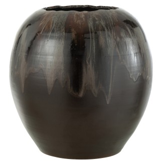 Macetero de cerámica marrón 50*50*50 cm