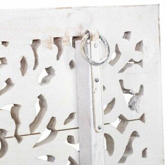 Décoration murale Alexandra House Living Blanc Gris Bois de manguier 6 x 170 x 90 cm