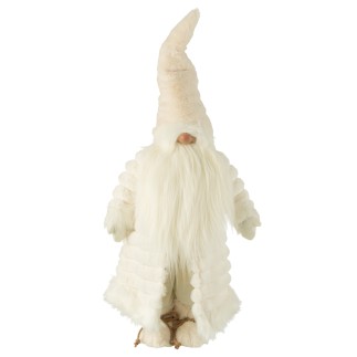Lutin en textile blanc 35*22*88 cm
