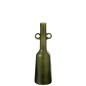 Vase en verre vert 9.2*8.5*29.2 cm