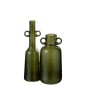 Vase en verre vert 9.2*8.5*29.2 cm