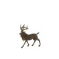 Cerf debout en polyrésine marron 23*8*24 cm Cerf debout en polyrésine marron 23*8*24 cm