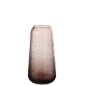 Vase en verre rose 15*15*30 cm