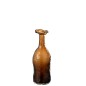 Vase en verre marron 9.5*9.5*27 cm Vase en verre marron 9.5*9.5*27 cm