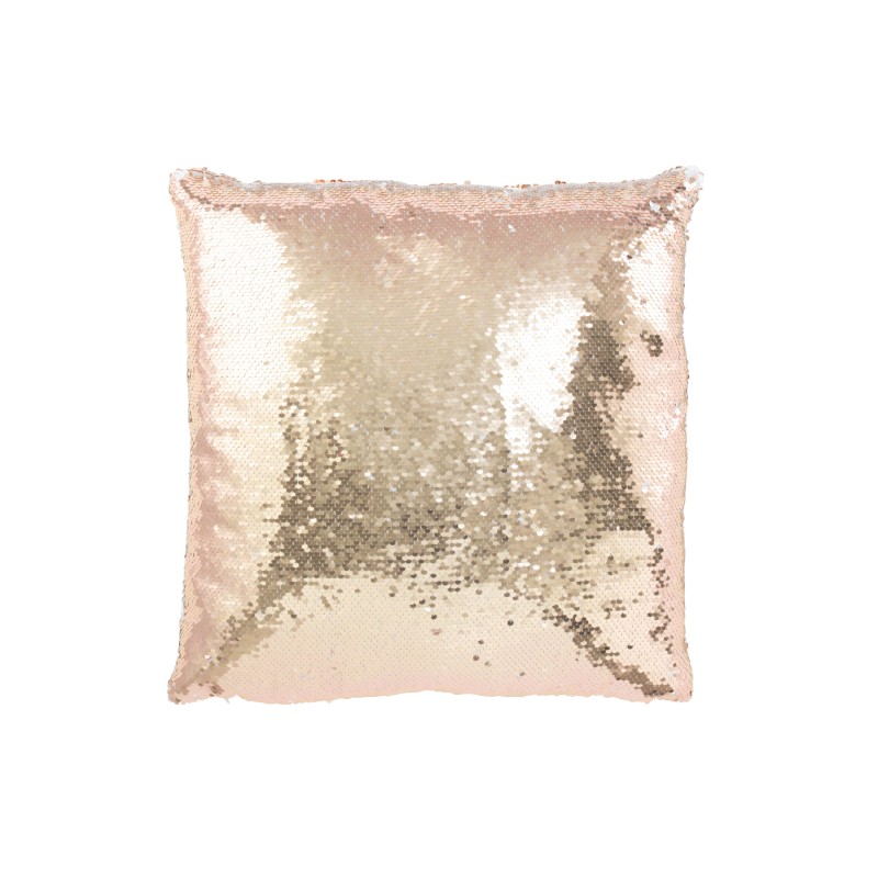 Coussin en polyester champagne 45*45*15 cm
