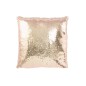 Coussin en polyester champagne 45*45*15 cm