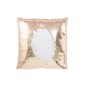 Coussin en polyester champagne 45*45*15 cm