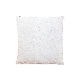 Coussin en polyester champagne 45*45*15 cm