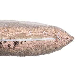 Coussin en polyester champagne 45*45*15 cm