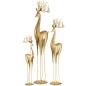 Cerf sur pied en métal doré 22.5*17*92 cm Cerf sur pied en métal doré 22.5*17*92 cm