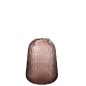 Vase en verre rose 17*17*23 cm