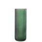 Vase en verre vert 10.5*10.5*28 cm