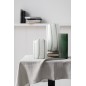 Vase en verre vert 10.5*10.5*28 cm