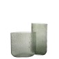 Vase en verre vert 21*12*40 cm