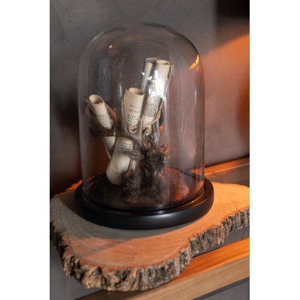 Tête de cerf en polyrésine marron 14*15*16 cm