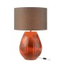 Lámpara de mesa de cerámica roja 55.5*55.5*85 cm