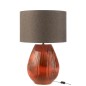 Lámpara de mesa de cerámica roja 55.5*55.5*85 cm