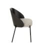 Silla de madera negra 53.5*54.2*74.6 cm