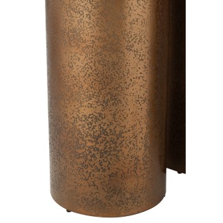 Set de 3 piliers en métal doré 35*35*90 cm