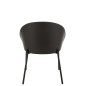 Silla de madera negra 53.5*54.2*74.6 cm