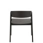 Chaise en bois de frêne noir 57.1*52.8*76.8 cm