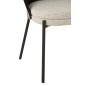 Silla de madera negra 53.5*54.2*74.6 cm
