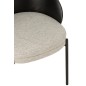 Silla de madera negra 53.5*54.2*74.6 cm