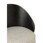 Silla de madera negra 53.5*54.2*74.6 cm