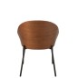 Chaise en bois marron 53.5x54.2x74.6 cm