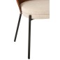 Chaise en bois marron 53.5x54.2x74.6 cm
