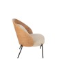 Chaise longue de madera natural 77.4*71.8*81.8 cm