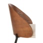 Chaise en bois marron 53.5x54.2x74.6 cm