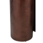 Set de 3 piliers en métal bronze 35*35*90 cm