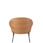 Chaise longue de madera natural 77.4*71.8*81.8 cm