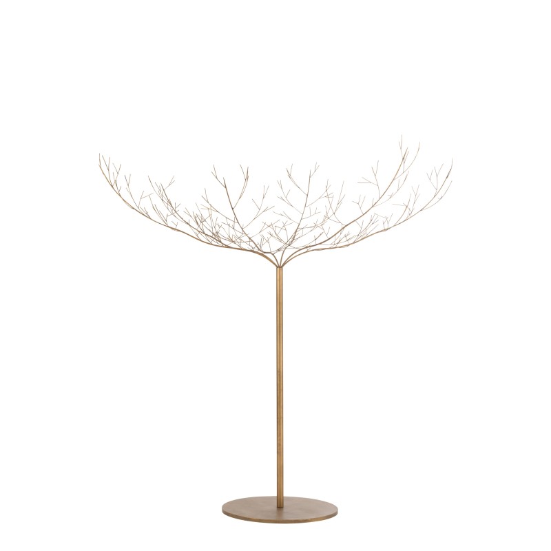 Árvore nua em metal dourado 255x255x250 cm Árvore nua em metal dourado 255x255x250 cm