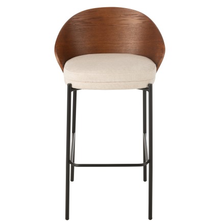 Chaise de bar en bois marron 53.1*50.5*97.8 cm