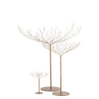 Arbre nu en métal doré 255*255*250 cm