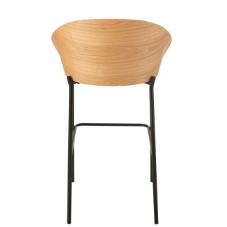Chaise de bar en bois naturel 53.1*50.5*97.8 cm