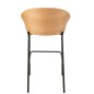 Chaise de bar en bois naturel 53.1*50.5*97.8 cm