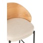 Chaise de bar en bois naturel 53.1*50.5*97.8 cm