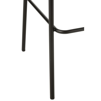 Chaise de bar en bois noir 53.1*50.5*97.8 cm