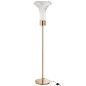 Lámpara LED alta de vidrio transparente 34*34*155 cm