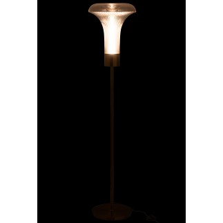 Lámpara LED alta de vidrio transparente 34*34*155 cm