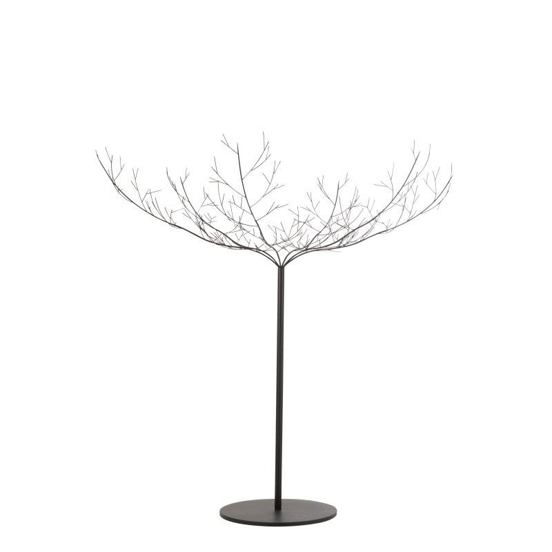 Árvore nua em metal preto 255x255x250 cm