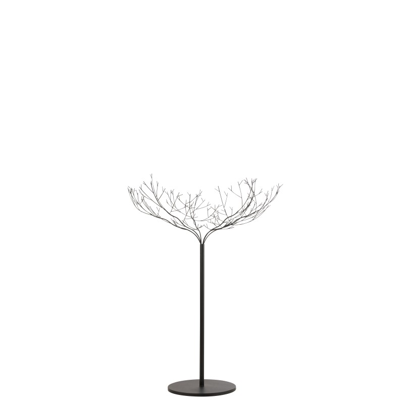 Árvore nua em metal preto 135x135x180 cm
