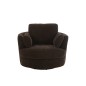 Fauteuil en tissu marron 109*100*89 cm