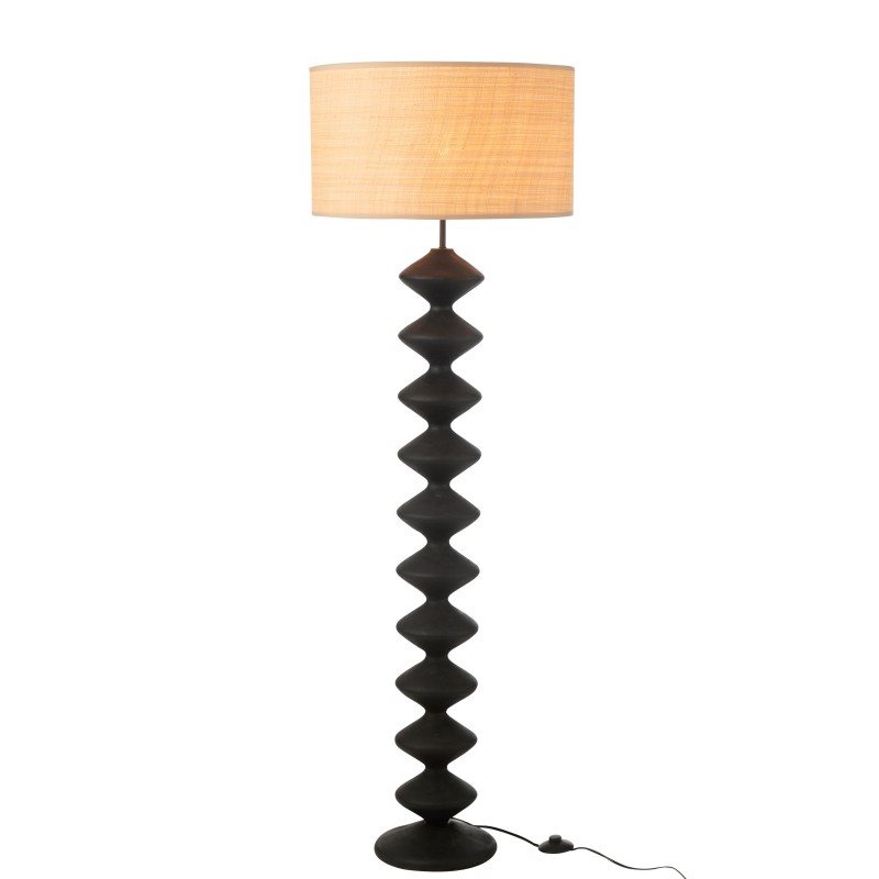 Lampe haute en bois noir 48*48*156 cm