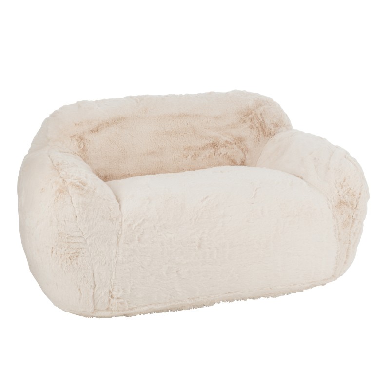 Sofá de 2 plazas en polirresina beige 152*110*81 cm Sofá de 2 plazas en polirresina beige 152*110*81 cm