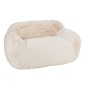 Sofá de 2 plazas en polirresina beige 152*110*81 cm Sofá de 2 plazas en polirresina beige 152*110*81 cm