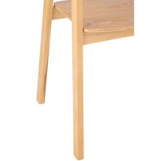 Silla de madera marrón 57.1*52.8*76.8 cm